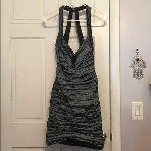 Nicole miller ruched mini dress